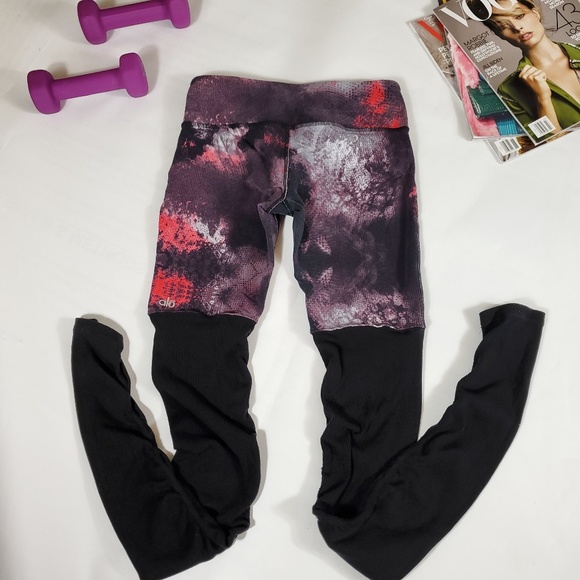 Rare ALO YOGA Goddess Ribbed full length Leggings - Picture 2 of 8